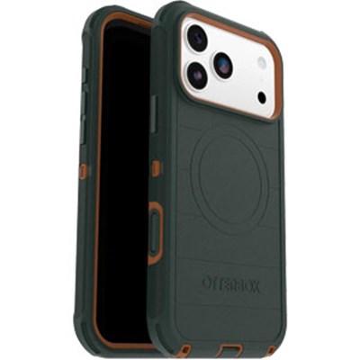 OtterBox - Defender Pro MagSafe Case with Camera Control for Apple iPhone 17 Pro Max - Green Intrigue