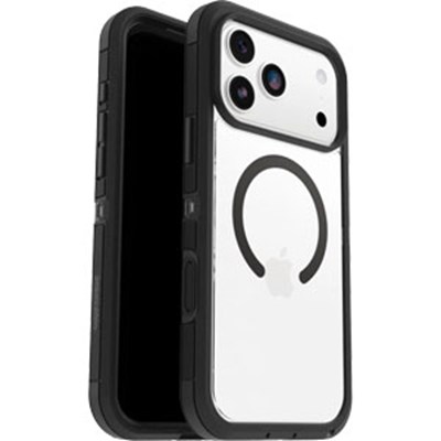 OtterBox - Defender XT Pro Clear MagSafe Case with Camera Control for Apple iPhone 17 Pro Max - Dark Side
