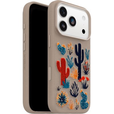 OtterBox - Symmetry Case for Apple iPhone 17 Pro - Cactus Leather Embroidery