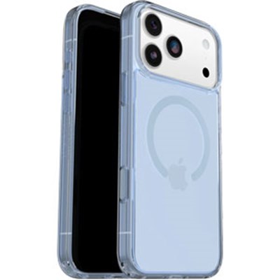 OtterBox - Symmetry Clear MagSafe Case with Camera Control for Apple iPhone 17 Pro Max - Blue Bliss