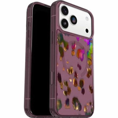 OtterBox - Symmetry Clear - For Apple iPhone 17 Pro Max - Leopard Shift (Clear/Pink)