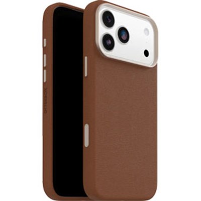 OtterBox - Symmetry Cactus Leather MagSafe Case with Camera Control for Apple iPhone 17 Pro Max - Desert Saddle