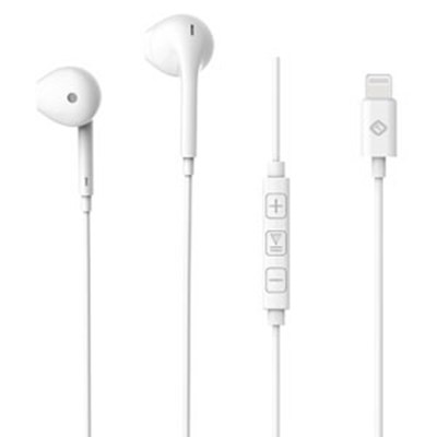 TekYa T-Buds Lightning Apple MFi Earbuds with lightning connector - White