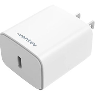 Ventev - ULTRAFAST 20W PD High Speed USB C Wall Charger - White