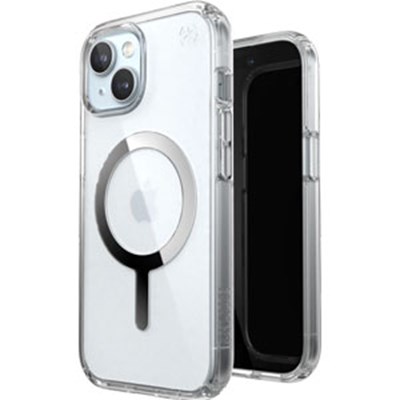 Speck - Presidio Clear MagSafe Case for Apple iPhone 15 / iPhone 14 / iPhone 13 / iPhone 16e / iPhone 17e - Clear
