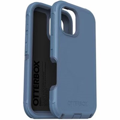OtterBox iPhone 16 Defender Series Case - Baby Blue Jeans (Blue)