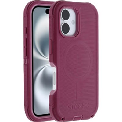 OtterBox iPhone 16 Defender Series Case - Foxberry Pink