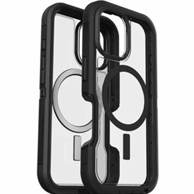 OtterBox iPhone 16 Defender Series XT Clear Case - Dark Side