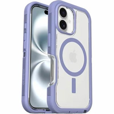 OtterBox iPhone 16 Defender Series XT Clear Case - Denver Dusk (Purple)