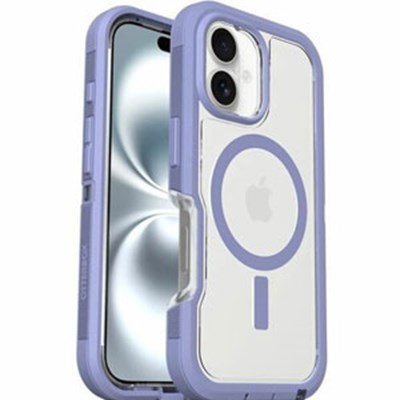 OtterBox iPhone 16 Defender Pro XT Clear MagSafe Case - Lavender Haze