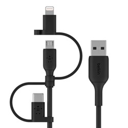 Belkin Boost Charge Universal Cable 3ft - Black Belkin Boost Charge Universal Cable 3ft - Black