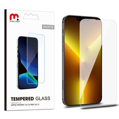 MyBat Pro Tempered Glass Screen Protector for Apple iPhone 16e / 14 / 13 Pro / 13 - Clear