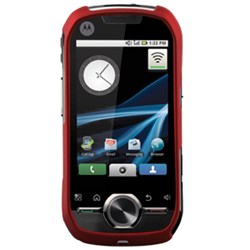 Motorola Compatible Rubberized SnapOn Cover - Red 10918NZ