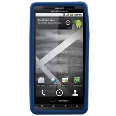 Motorola Compatible Premium Silicone Cover - Dark Blue10982NZ
