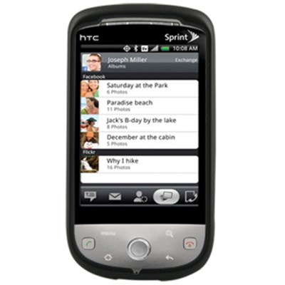 HTC Compatible Premium Rubberized SnapOn Cover - Black 10985NZ