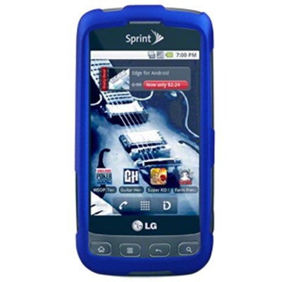 LG Compatible Premium Rubberized SnapOn Cover - Blue 11188NZ