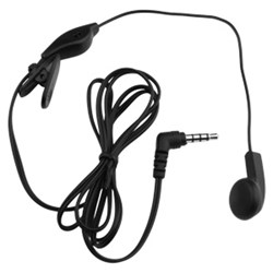 ECO 3.5mm Univeral Mono Earbud Handsfree Headset - Black 11363NZ