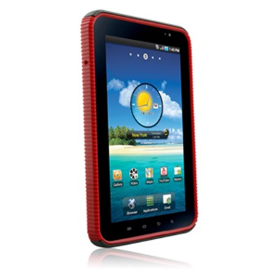 Samsung Compatible Naztech Vertex 3-Layer Covers - Gray and Red  11370NZ