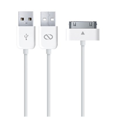 Naztech Apple Certified USB Data Sync Cable - White  11448NZ