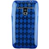 LG Compatible Premium TPU Checkered Cover - Blue  11544NZ Image 1