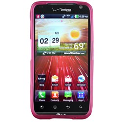 LG Compatible Premium TPU Checkered Cover - Hot Pink  11545NZ
