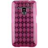 LG Compatible Premium TPU Checkered Cover - Hot Pink  11545NZ Image 1