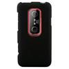 HTC Compatible Premium Rubberized SnapOn Cover - Black  11568NZ Image 1