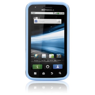 Motorola Compatible Naztech Vertex 3-Layer Cell Phone Cover - Blue 11624NZ