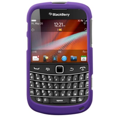 Blackberry Compatible Premium Rubberized SnapOn Cover - Purple  11633NZ