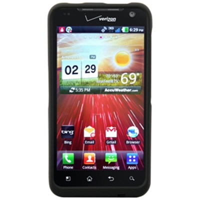 LG Compatible Premium Rubberized SnapOn Cover - Black  11664NZ