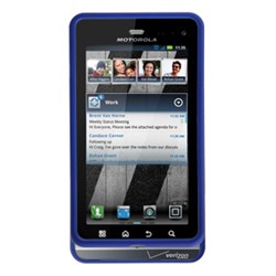 Motorola Compatible Rubberized SnapOn Cover - Blue 11690NZ