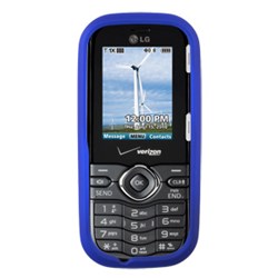 LG Compatible Rubberized SnapOn Cover - Blue 11781NZ