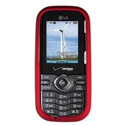 LG Compatible Rubberized SnapOn Cover - Red 11782NZ