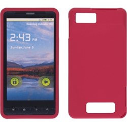 Motorola Compatible Premium Soft Touch Snap-On Case - Red 309157