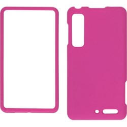 Motorola Compatible Soft Touch Snap-On Case - Hot Pink  317340
