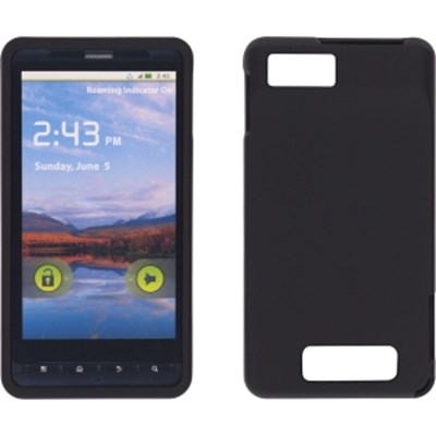 Motorola Compatible Premium Soft Touch Snap-On Case - Black  329917
