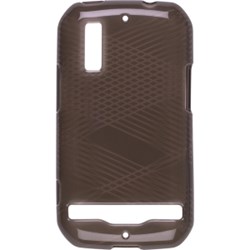 Motorola Compatible Criss Cross Dura-Gel Case - Smoke 338619