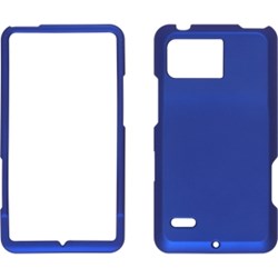 Motorola Compatible Soft Touch Snap-On Case - Cobalt Blue 378151