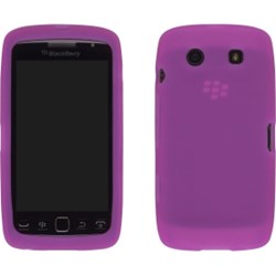 Blackberry Compatible Soft Touch Snap-On Case - Hot Pink 398174