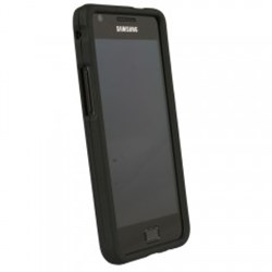 Samsung Compatible Rubberized Protective Cover - Black ATTAINRUBBK