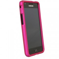 Samsung Compatible Rubberized Protective Cover - Dark Pink ATTAINRUBDKPK