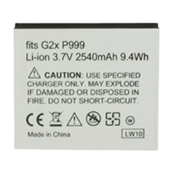 LG Compatible Extended Lithium-Ion Battery  B4-LGP999-XT-BK
