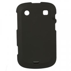 Blackberry Compatible Rubberized Protective Cover Case - Black BB9900RUBBK