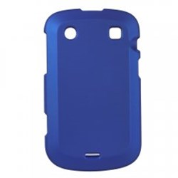 Blackberry Compatible Rubberized Protective Case Cover - Dark Blue  BB9900RUBDKBL