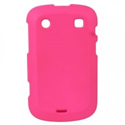 Blackberry Compatible Rubberized Protective Case Cover - Dark Pink  BB9900RUBDKPK