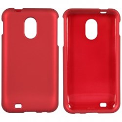 Samsung Compatible Rubberized Protective Cover - Red EPICTOUCHRUBRD
