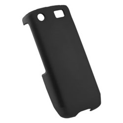 Blackberry Compatible Rubberized Snap-on Cover - Black FS-BB9100-RBK