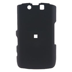 Blackberry Compatible Rubberized Snap-on Cover - Black FS-BB9550-RBK