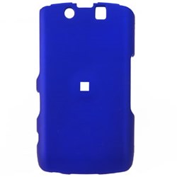 Blackberry Compatible Rubberized Snap-on Cover - Blue FS-BB9550-RBU
