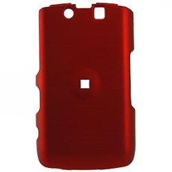 Blackberry Compatible Rubberized Snap-on Cover - Red FS-BB9550-RRD